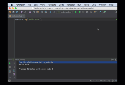 download pycharm nodejs